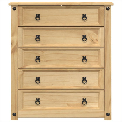 Chest of Drawers Corona 80x40x89 cm Solid Wood Pine