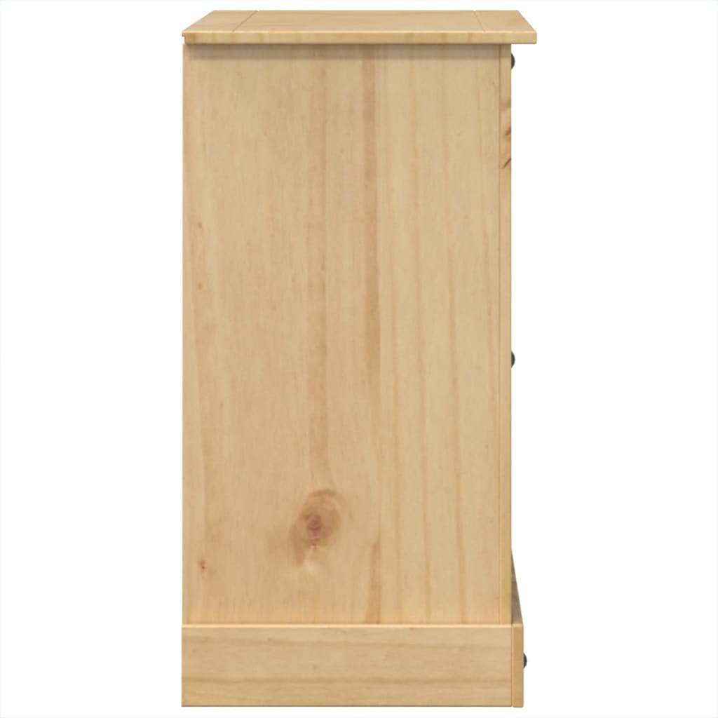 Chest of Drawers Corona 120x48x91 cm Solid Wood Pine