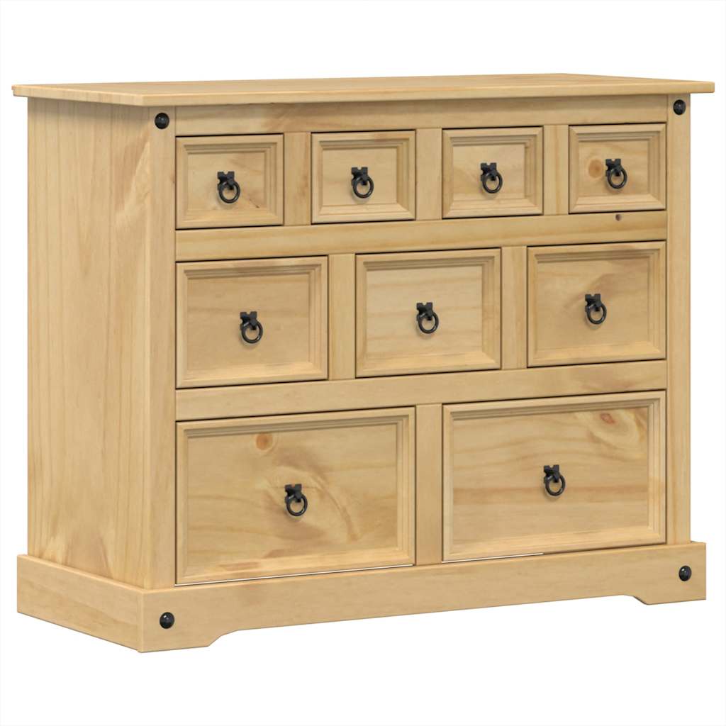 Chest of Drawers Corona 103x46x83 cm Solid Wood Pine