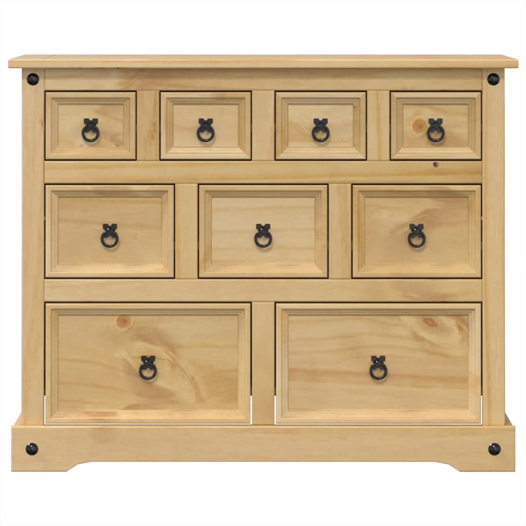 Chest of Drawers Corona 103x46x83 cm Solid Wood Pine