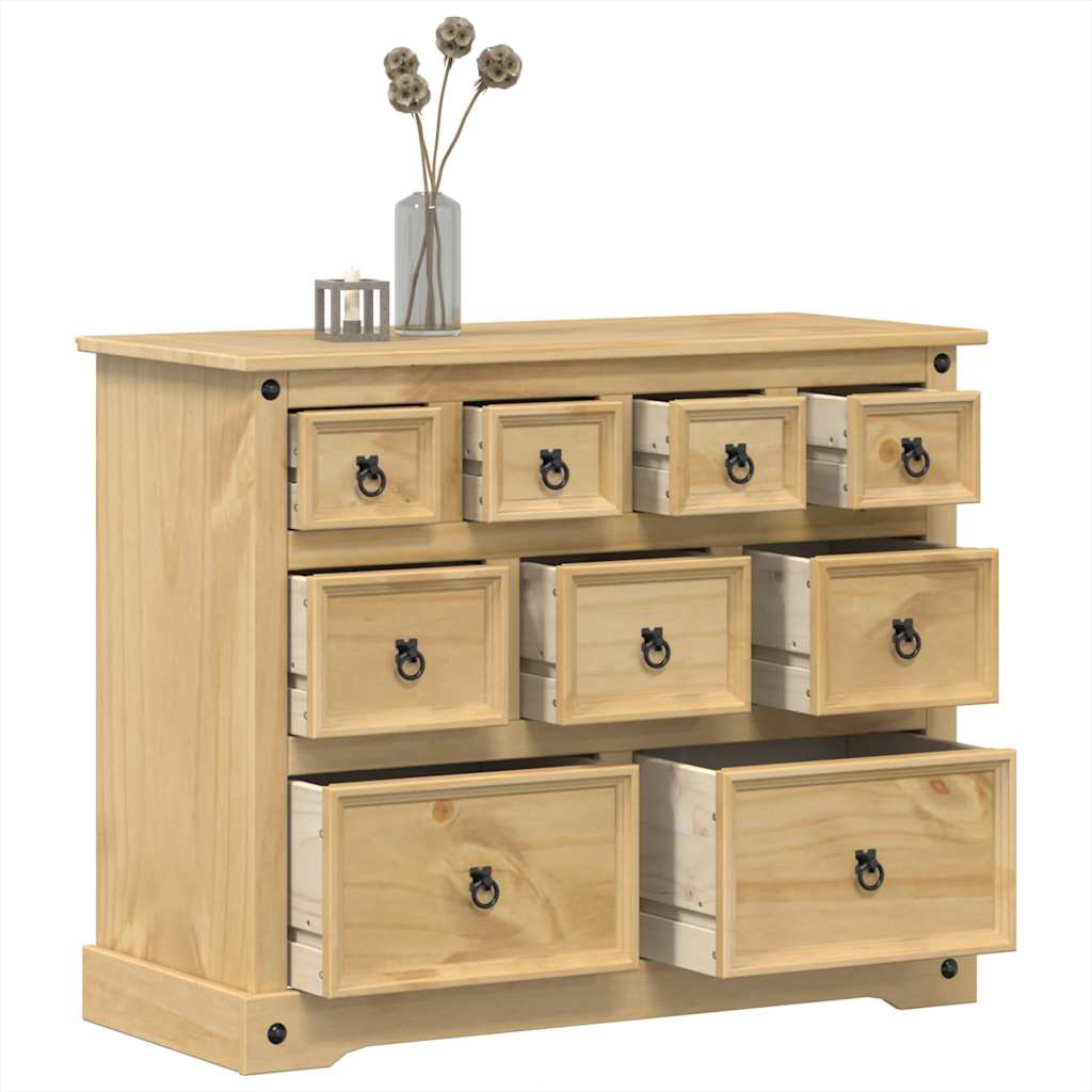 Chest of Drawers Corona 103x46x83 cm Solid Wood Pine