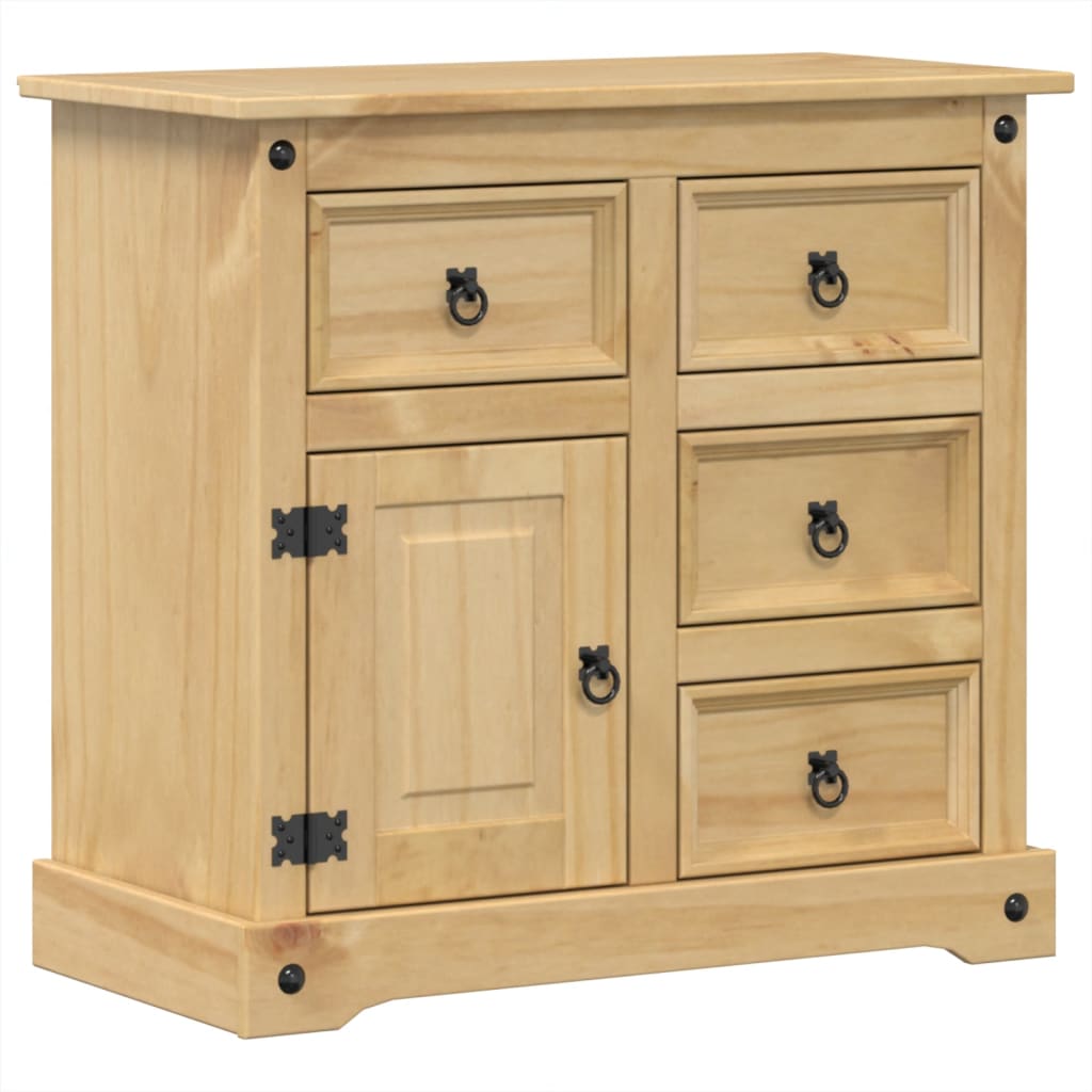 Sideboard Corona 87x40x76 cm Solid Wood Pine