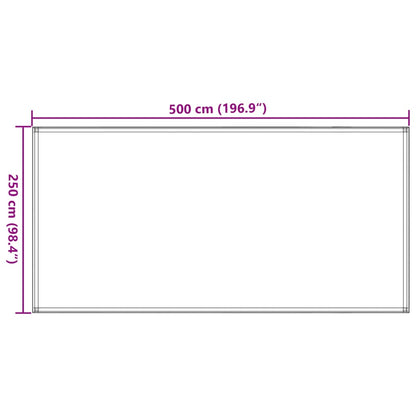 Tent Carpet Light Green 250x500 cm HDPE