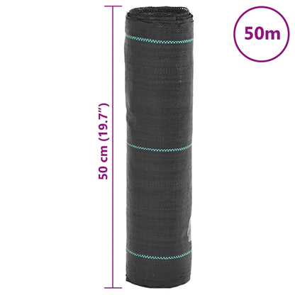 Weed Membrane Black 0.5x50 m PP