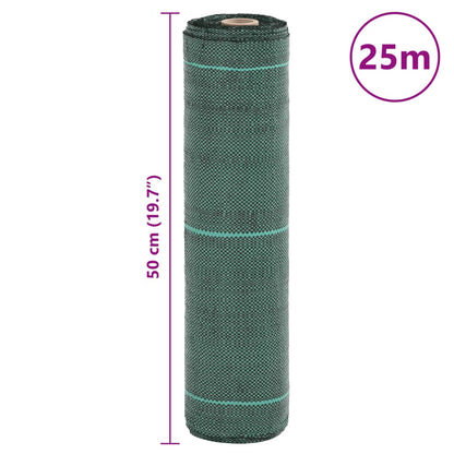 Weed Membrane Green 0.5x25 m PP