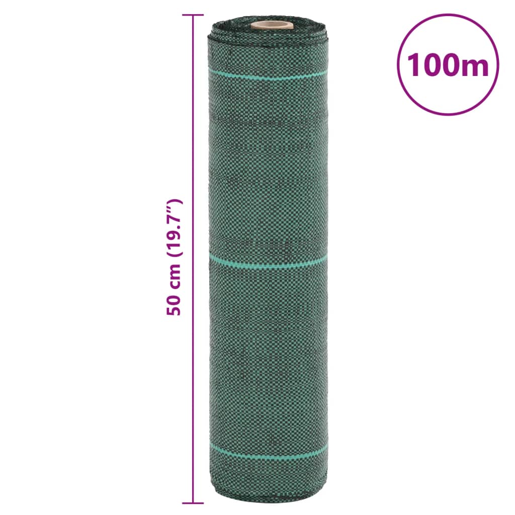 Weed Membrane Green 0.5x100 m PP