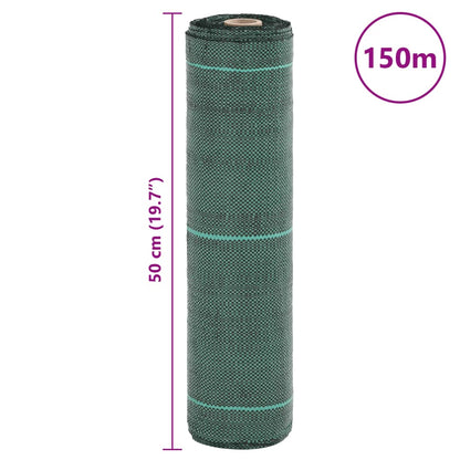 Weed Membrane Green 0.5x150 m PP