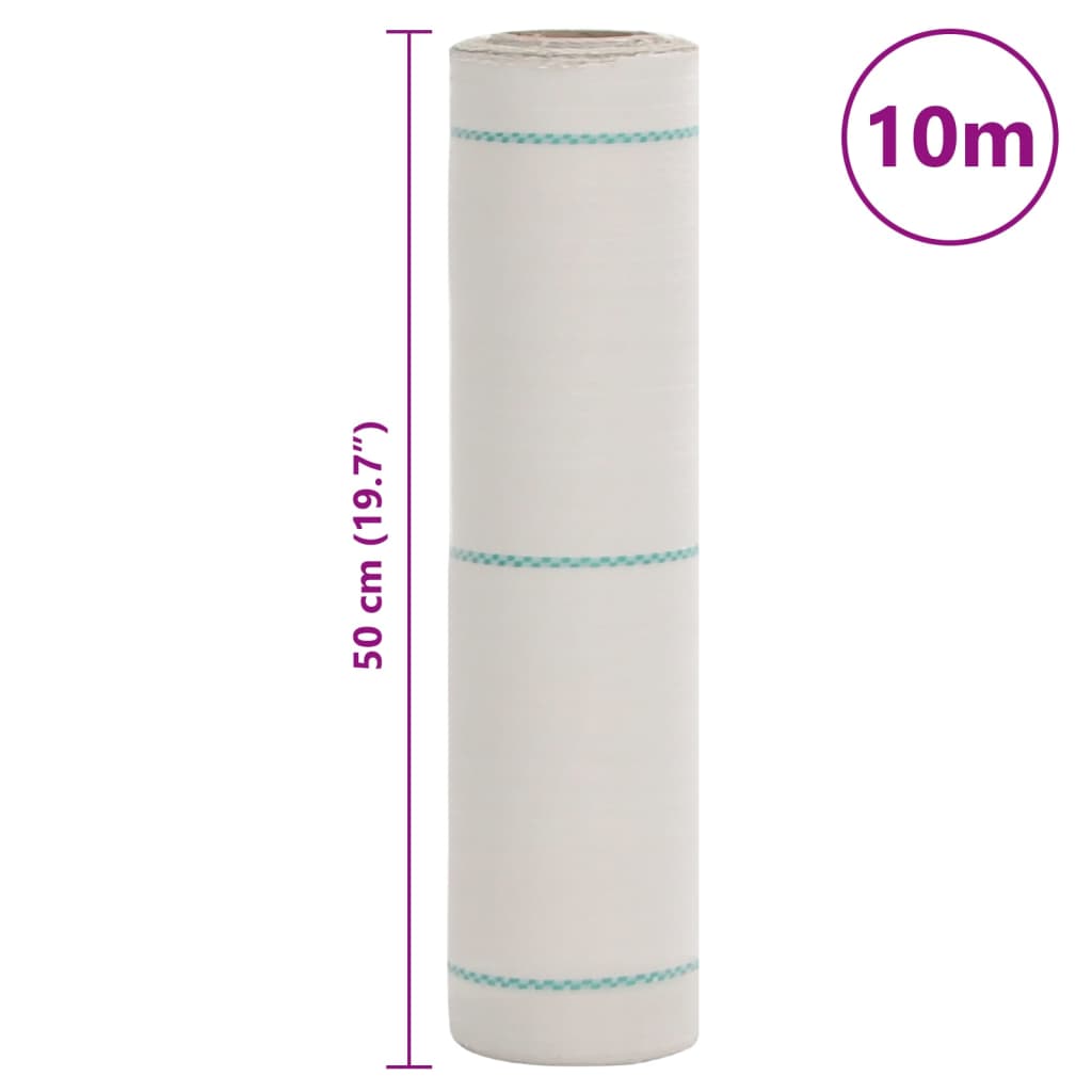 Weed Membrane White 0.5x10 m PP