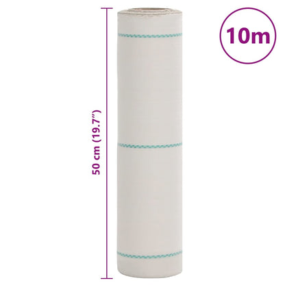 Weed Membrane White 0.5x10 m PP