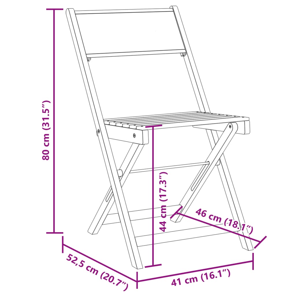 Folding Garden Chairs 8 pcs Green Fabric and Solid Wood