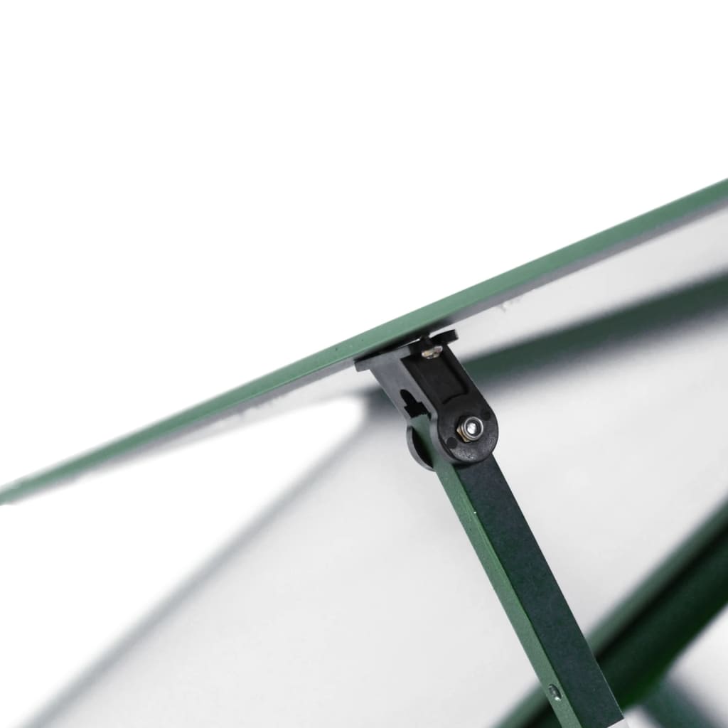 Greenhouse with Base Frame Green 169x58x195 cm Aluminium