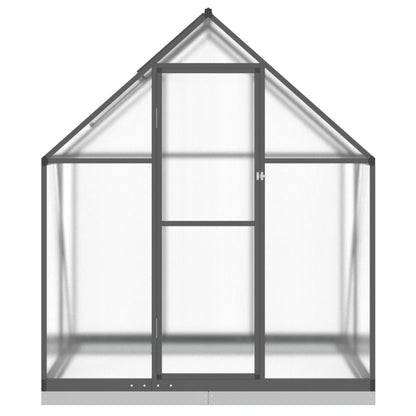 Greenhouse with Base Frame Anthracite 169x114x202 cm Aluminium