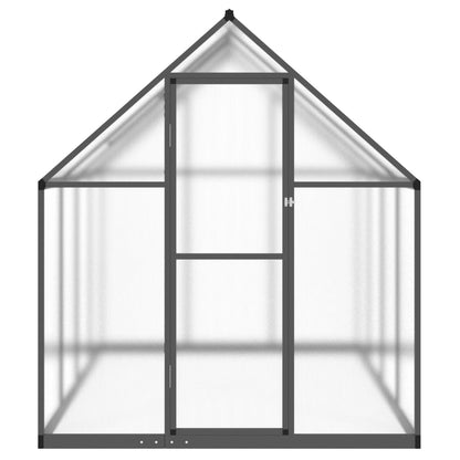 Greenhouse with Base Frame Anthracite 224x169x195 cm Aluminium