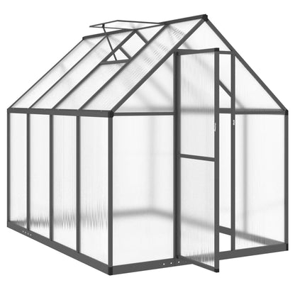 Greenhouse with Base Frame Anthracite 224x169x195 cm Aluminium