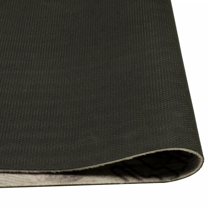 Kitchen Rug Washable Coffee Grey 45x150 cm Velvet