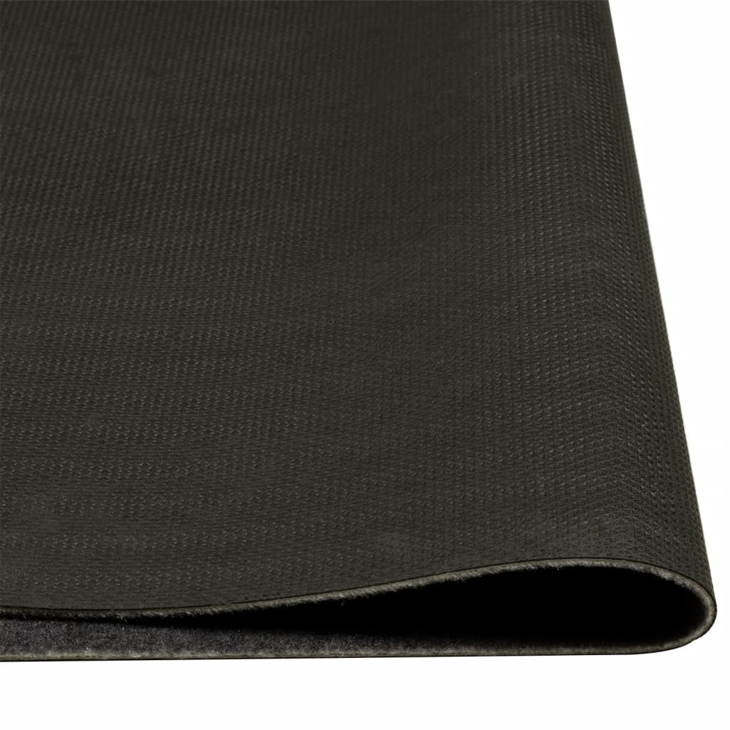 Kitchen Rug Washable Wine Grey 60x300 cm Velvet