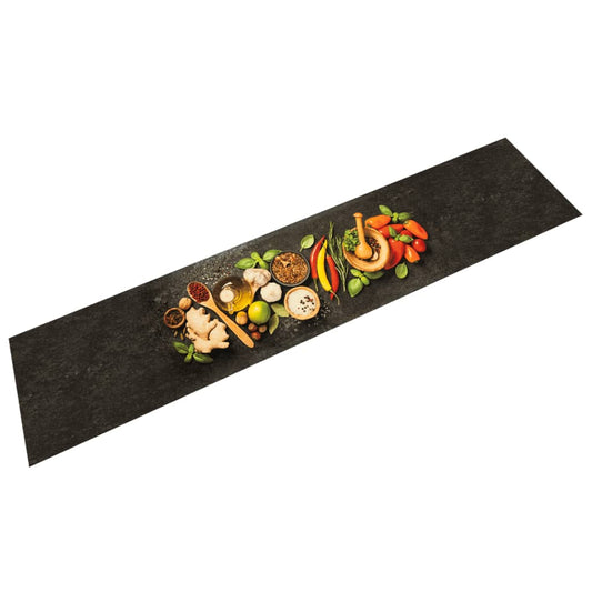 Kitchen Rug Washable Spices 60x300 cm Velvet