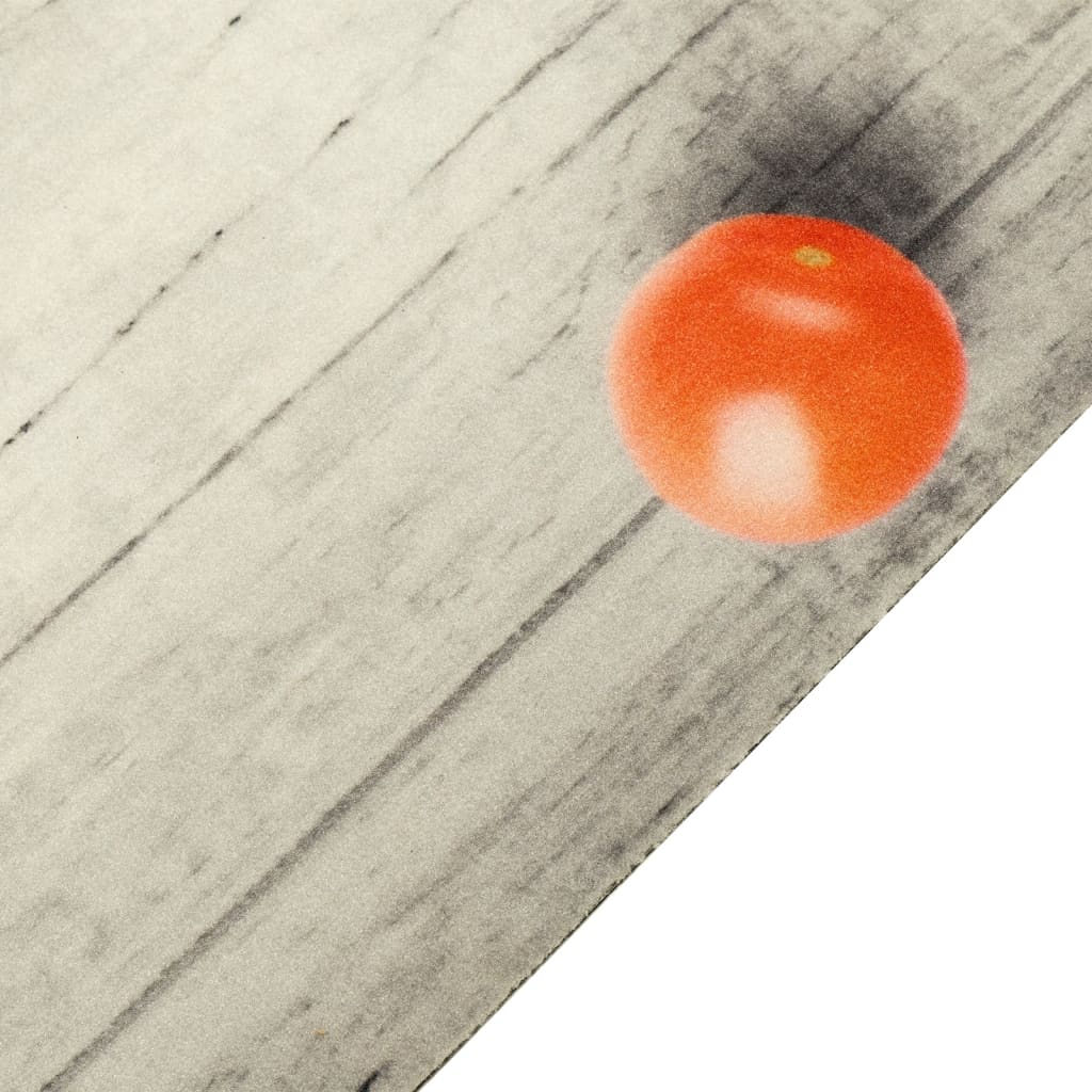 Kitchen Rug Washable Tomatoes 60x180 cm Velvet