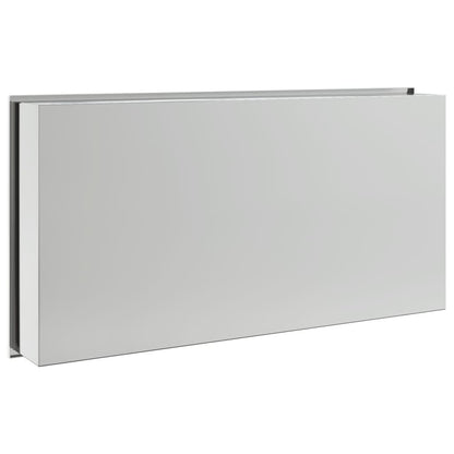 Shower Niche Brushed Silver 62x32x9 cm Stainless Steel