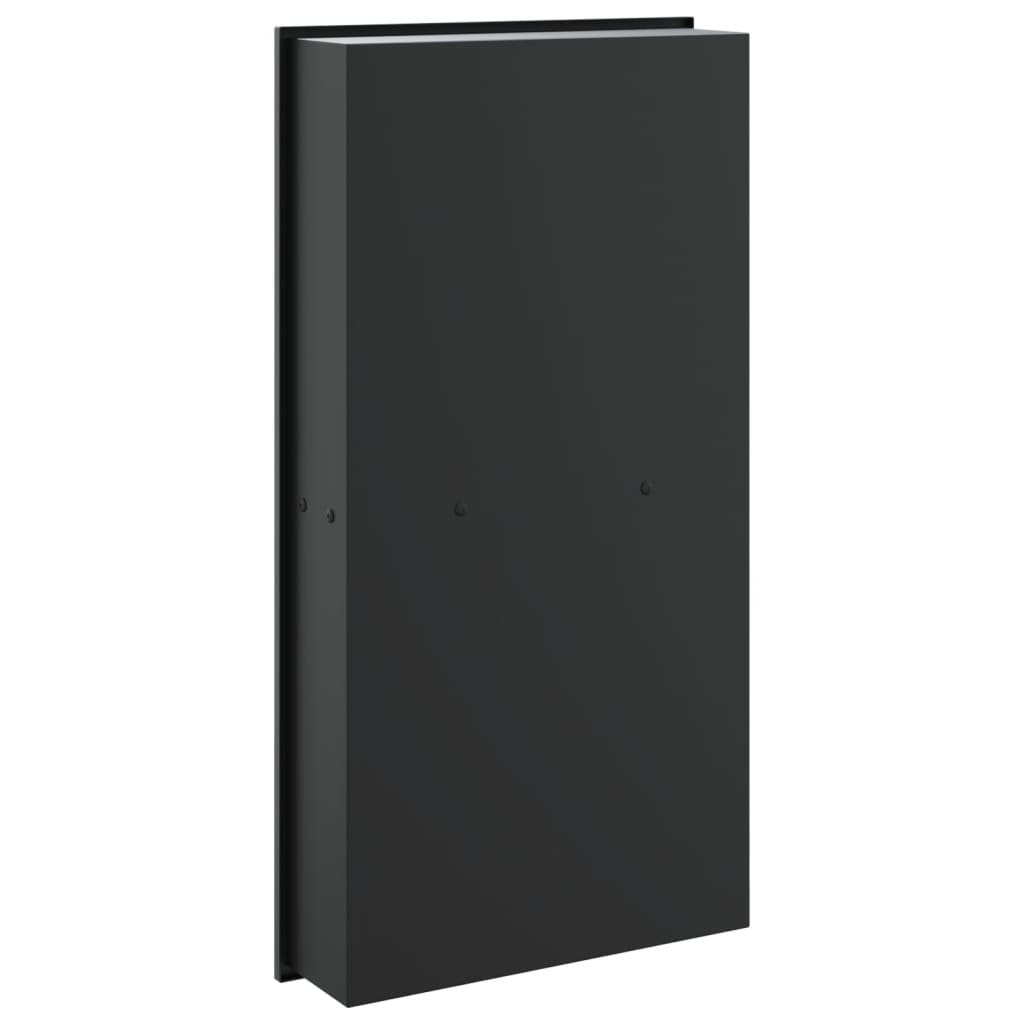 Shower Niche Matt Black 32x62x9 cm Stainless Steel