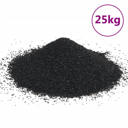 Aquarium Sand 25 kg Black 0.2-2 mm