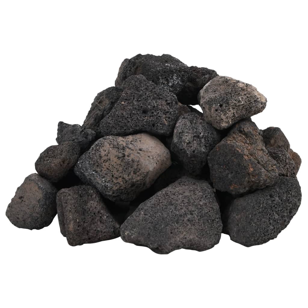 Volcanic Rocks 10 kg Black 5-8 cm