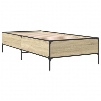 Bed Frame without Mattress Sonoma Oak 90x200 cm