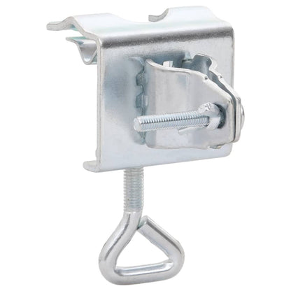 Umbrella Clamps for Balcony 2 pcs 32 mm Galvanised Steel