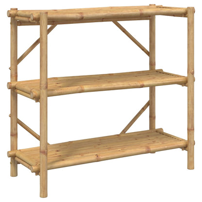 3-Layer Shelf 100x40x90 cm Bamboo