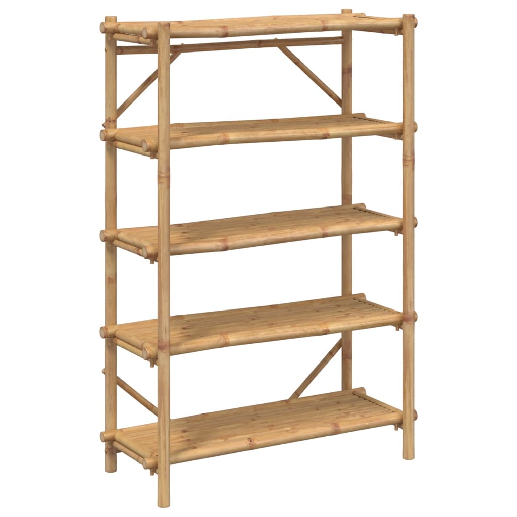 5-Layer Shelf 100x40x150 cm Bamboo