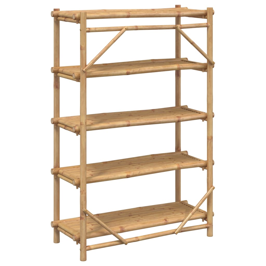 5-Layer Shelf 100x40x150 cm Bamboo