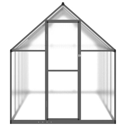 Greenhouse with Base Frame Anthracite 334x169x195 cm Aluminium