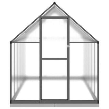 Greenhouse with Base Frame Anthracite 334x169x202 cm Aluminium