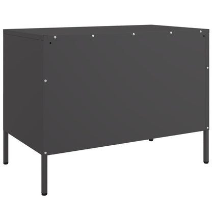 TV Cabinet Black 68x39x50.5 cm Steel