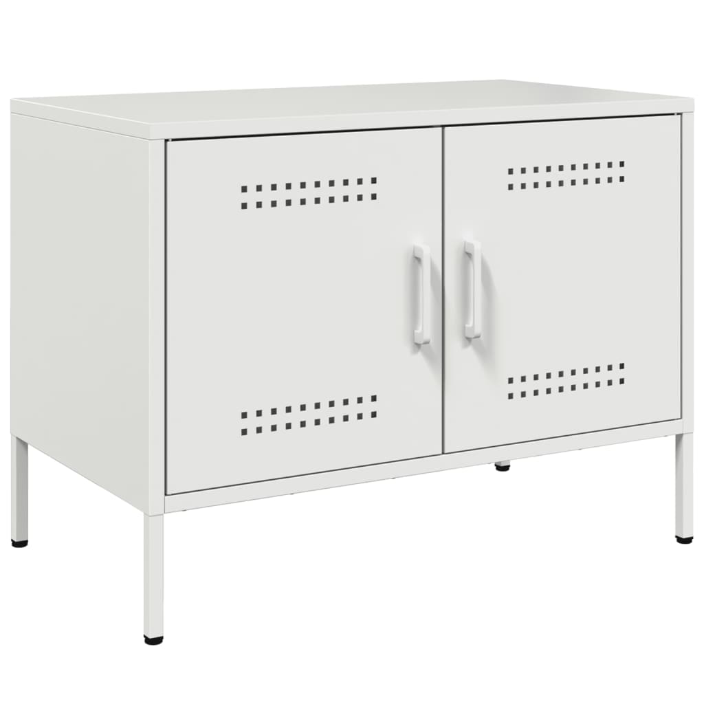 TV Cabinet White 68x39x50.5 cm Steel