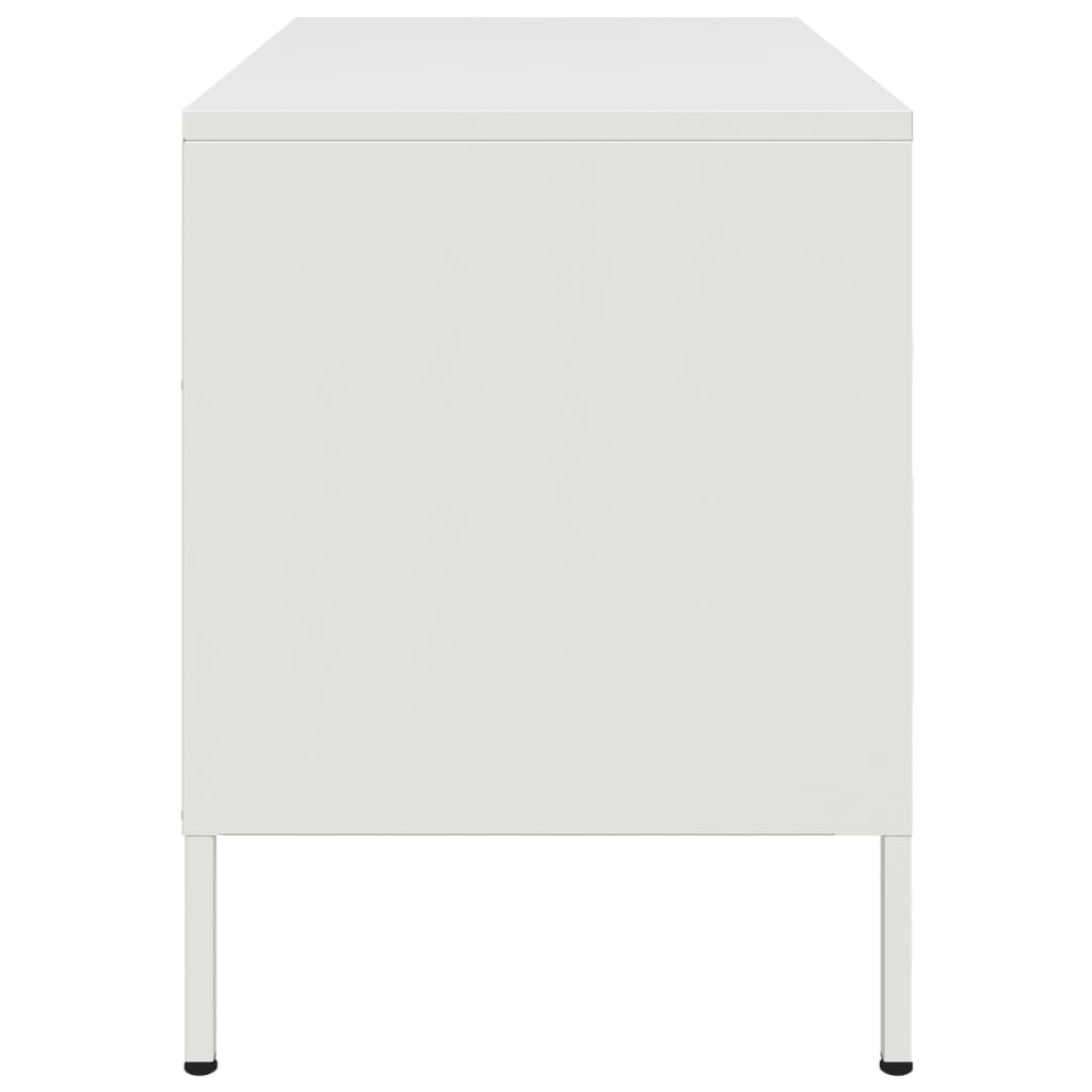 TV Cabinet White 68x39x50.5 cm Steel