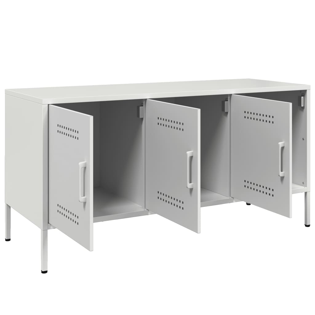 TV Cabinet White 100.5x39x50.5 cm Steel