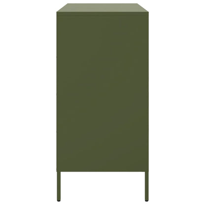 Sideboard Olive Green 68x39x79 cm Steel