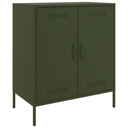 Sideboard Olive Green 68x39x79 cm Steel