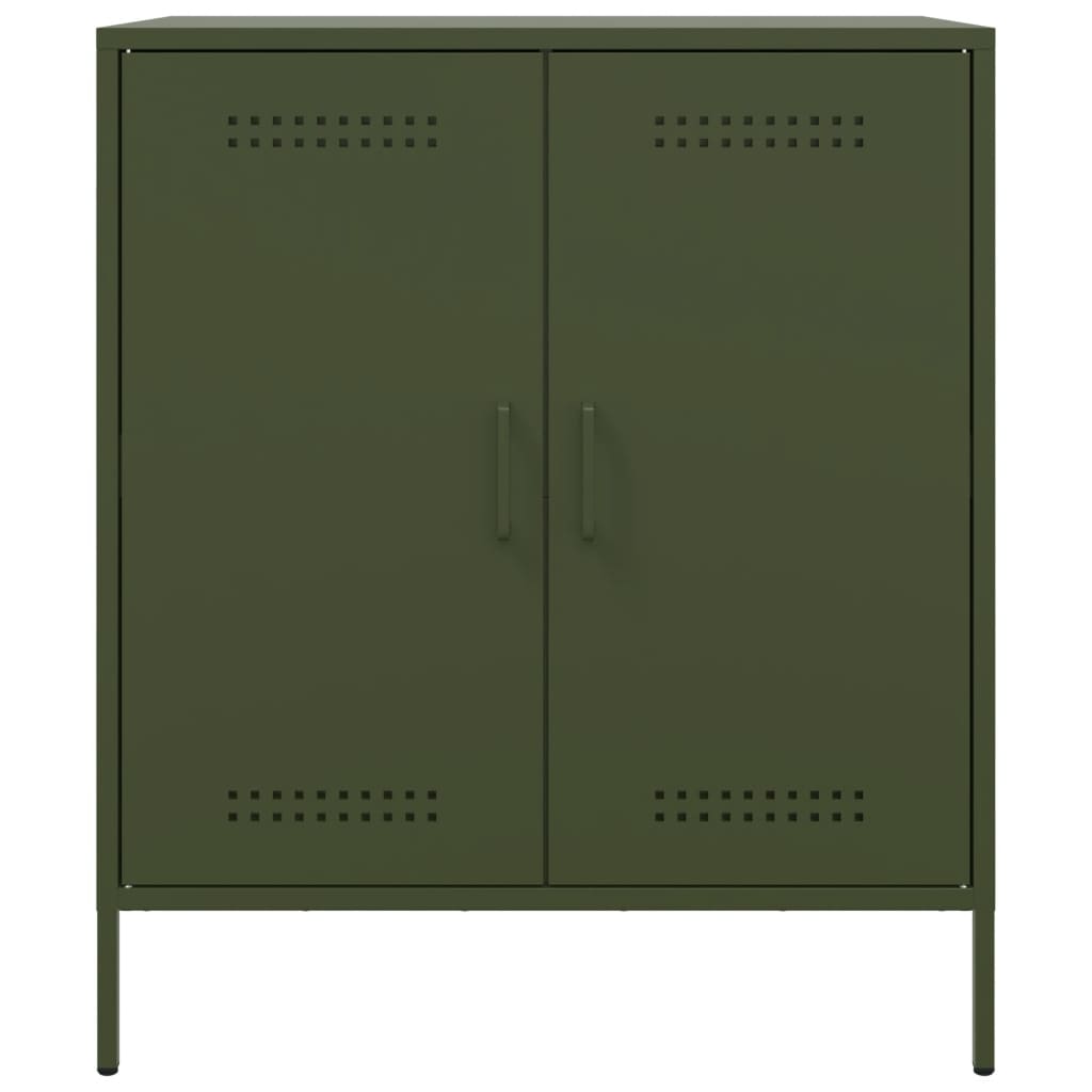 Sideboard Olive Green 68x39x79 cm Steel