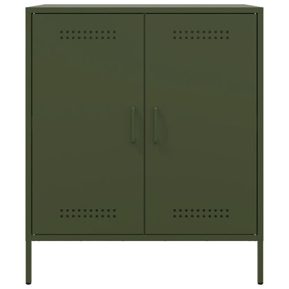 Sideboard Olive Green 68x39x79 cm Steel