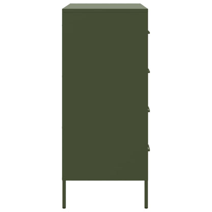 Sideboard Olive Green 68x39x89 cm Steel