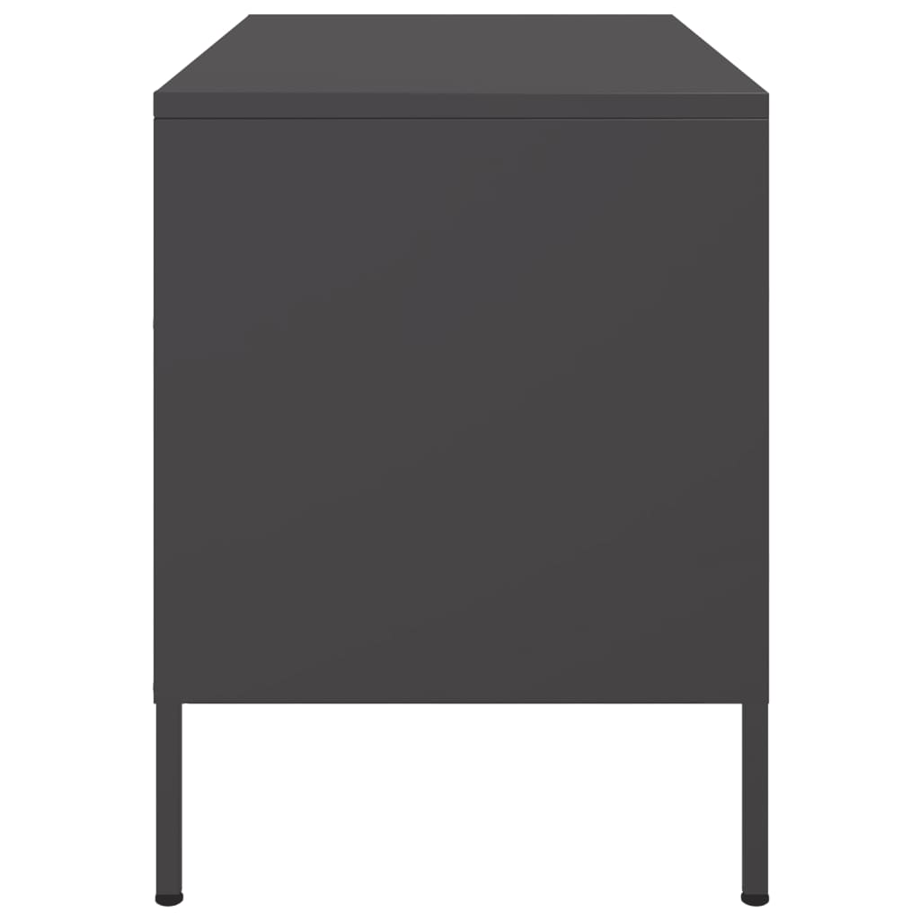 TV Cabinet Black 68x39x50.5 cm Steel