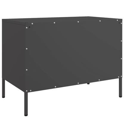 TV Cabinet Black 68x39x50.5 cm Steel