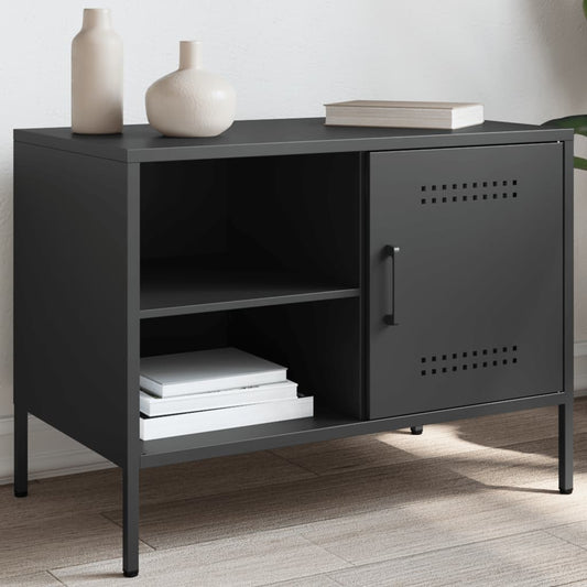 TV Cabinet Black 68x39x50.5 cm Steel