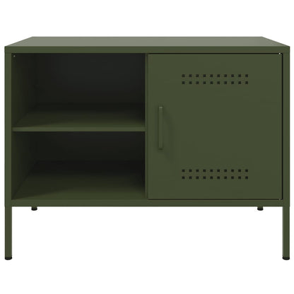 TV Cabinet Olive Green 68x39x50.5 cm Steel