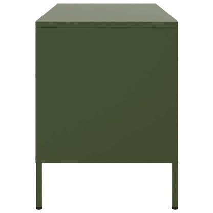 TV Cabinet Olive Green 68x39x50.5 cm Steel