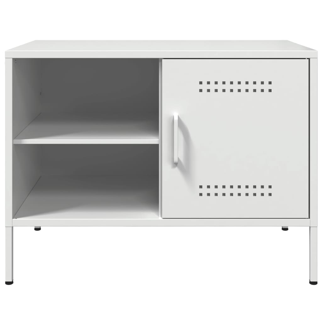 TV Cabinet White 68x39x50.5 cm Steel