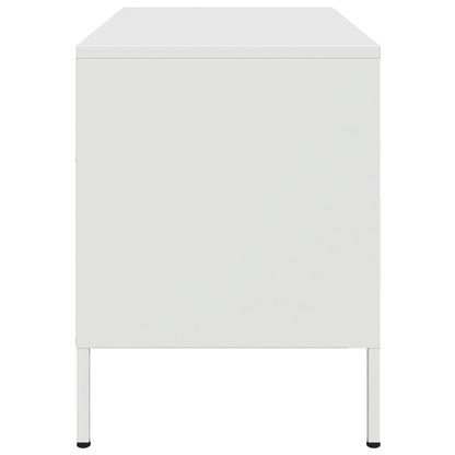 TV Cabinet White 68x39x50.5 cm Steel