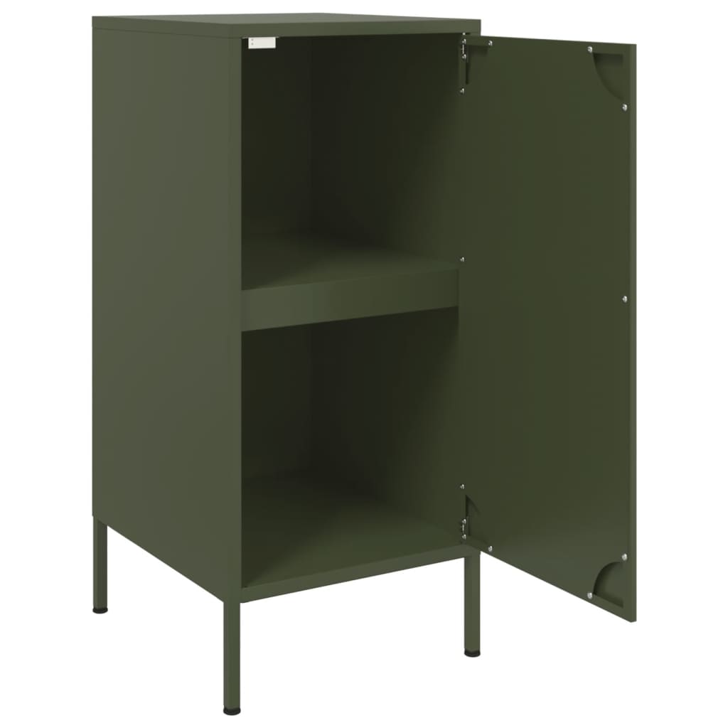 Sideboard Olive Green 36x39x79 cm Steel